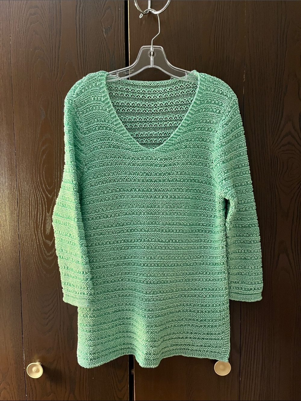 No Brand long sleeved mint green sweater. Size Large